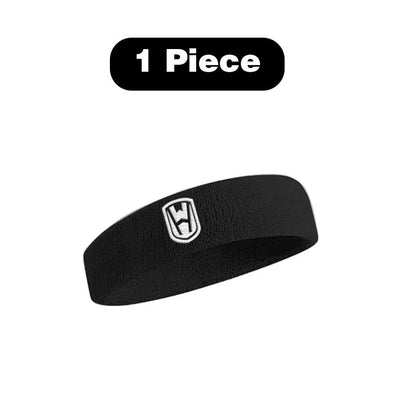 Elastic Sweatband WOSWEIR Cotton Athletic Headband For Basketball Fitness Gym Men Women Volleyball  7