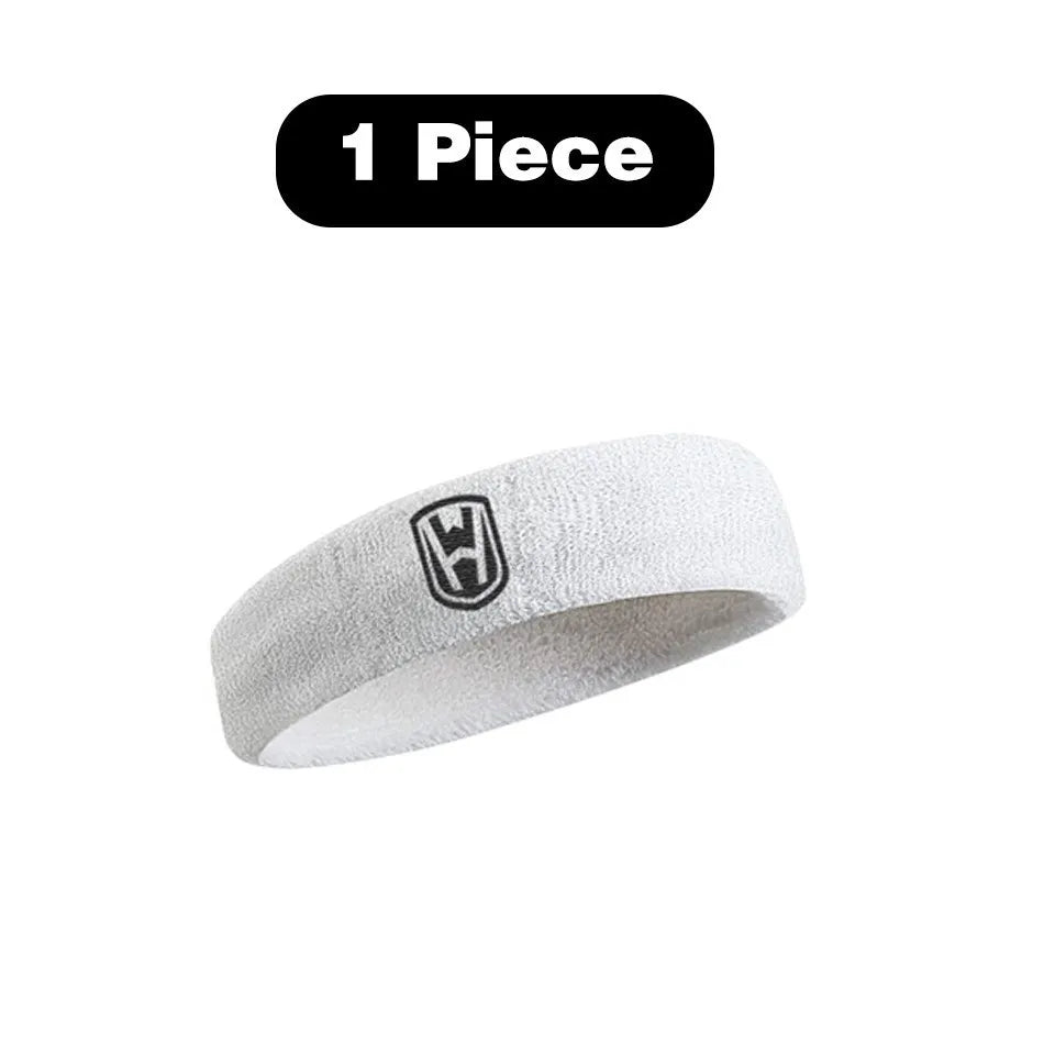Elastic Sweatband WOSWEIR Cotton Athletic Headband For Basketball Fitness Gym Men Women Volleyball  8