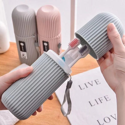 Portable Toothbrush Holder Case, Travel Toothpaste Storage Box, Compact Travel Toothbrush Protect Case for Camping Trips