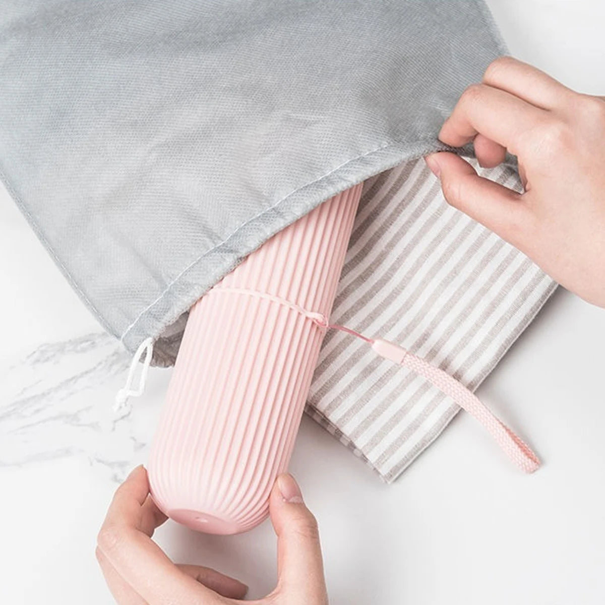 Portable Toothbrush Holder Case Travel Toothpaste Storage Box Compact Travel Toothbrush Protect Cas 2
