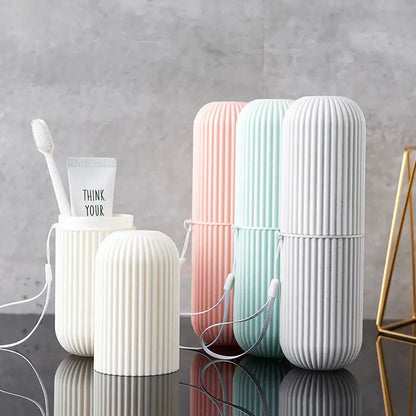Portable Toothbrush Holder Case Travel Toothpaste Storage Box Compact Travel Toothbrush Protect Cas 3