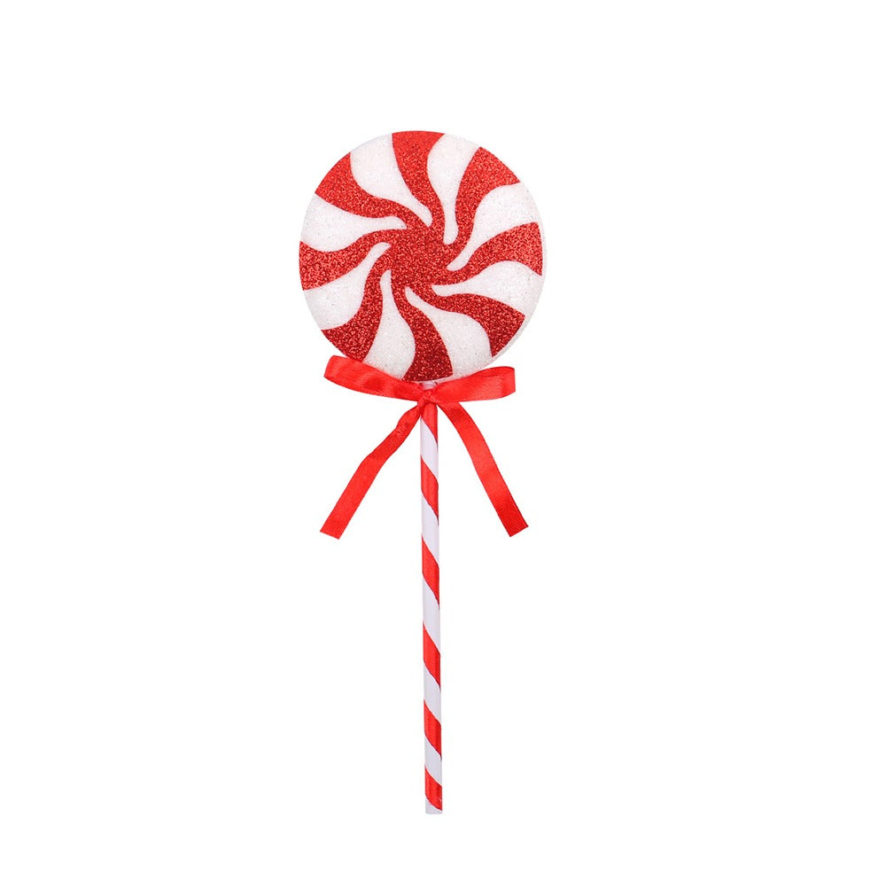 Christmas Lollipop Pendant Foam Cartoon Xmas Candy Hanging Decor Exquisite Big Lollipop Ornament Fo 6