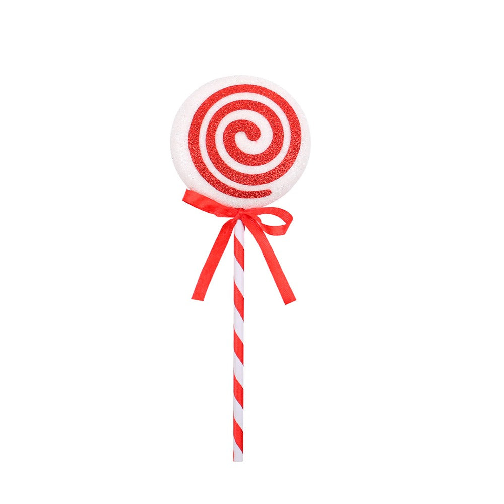 Christmas Lollipop Pendant Foam Cartoon Xmas Candy Hanging Decor Exquisite Big Lollipop Ornament Fo 8