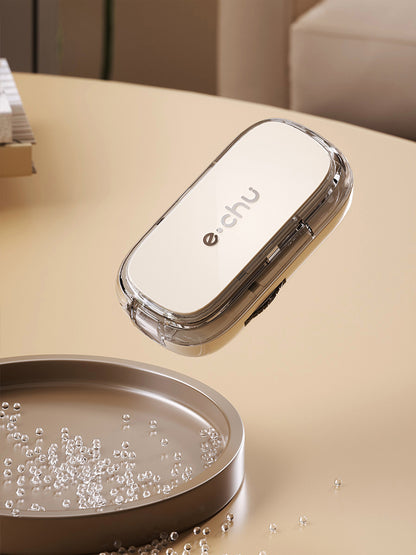 Newest Pill Cutter Storage Box, Portable Drug Tablet Divider, Dustproof Medicine Organizer, Crusher