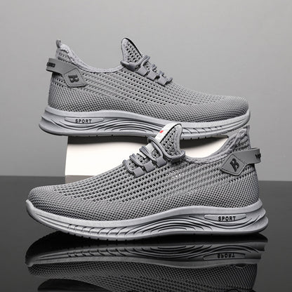 Classic Casual Mens Sneakers Lightweight Mesh Running Shoes Without Laces For Summer 2
