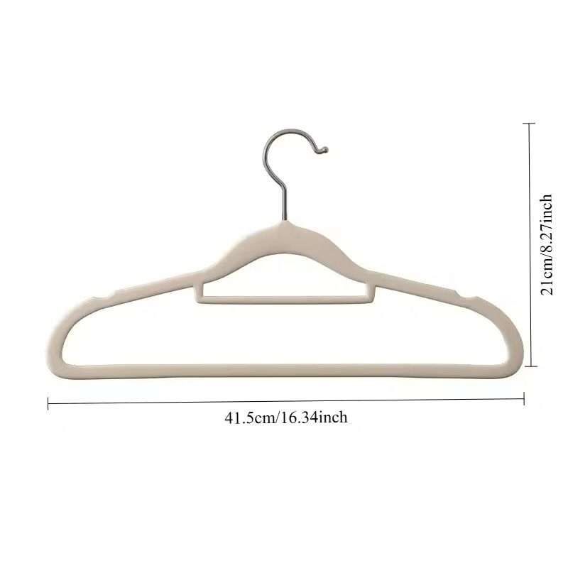10PCS Thickened Velvet NonSlip Clothes Hangers For Closet Storage 4