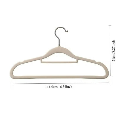10PCS Thickened Velvet NonSlip Clothes Hangers For Closet Storage 4