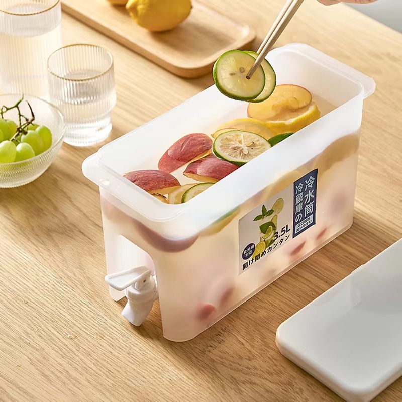 35L Water Kettle With Faucet Beverage Dispenser Cold Juice Lemonade Drinks Bucket Liquid Storage Ta 2
