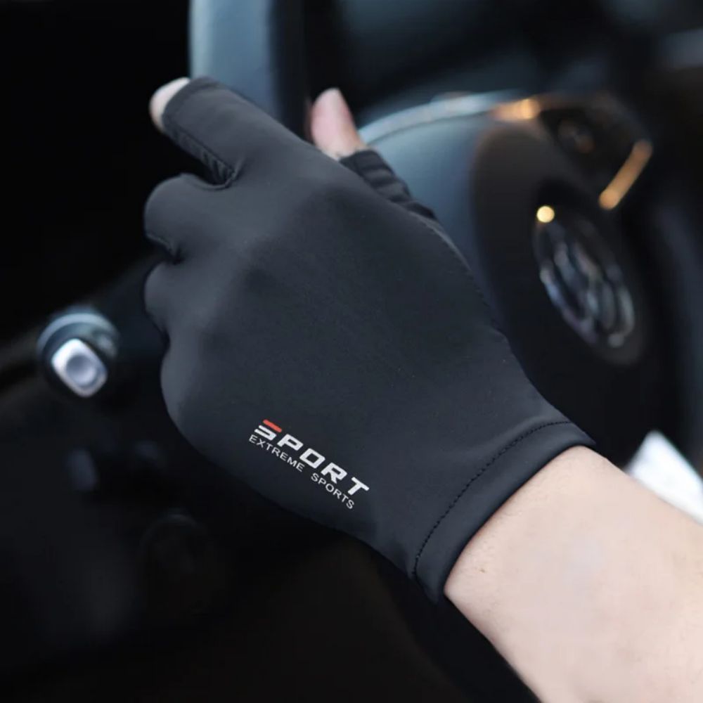 Ice Silk Half Finger Cycling Gloves For Men And Women Comfortable Outdoor Sports Fitness Gloves 1