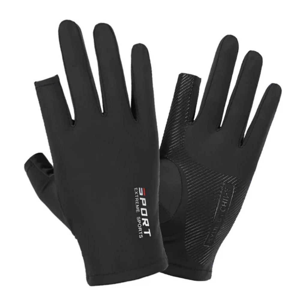 Ice Silk Half Finger Cycling Gloves For Men And Women Comfortable Outdoor Sports Fitness Gloves 2
