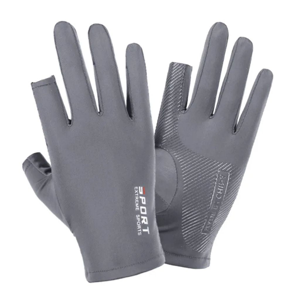 Ice Silk Half Finger Cycling Gloves For Men And Women Comfortable Outdoor Sports Fitness Gloves 4