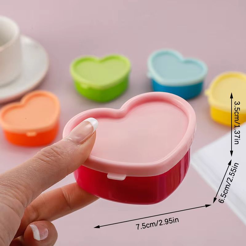 5 Pcs Mini Squeeze Bottle Lunch Box Plastic Condiment Bottles For Ketchup Salad Dressing And Sauces 5
