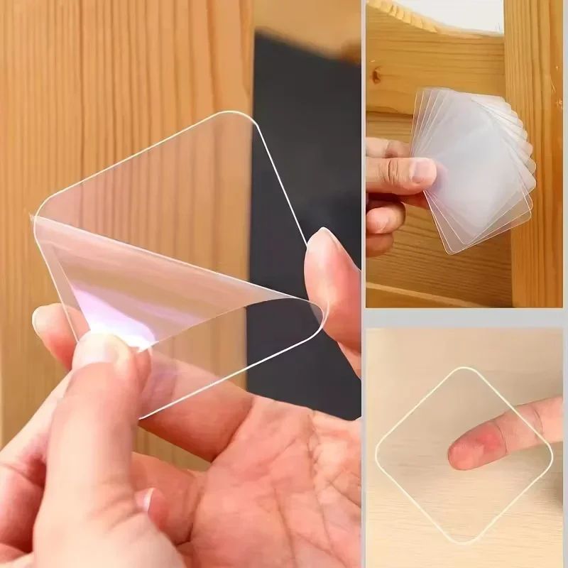 Heavy-Duty Transparent Nano Tape – Removable Double Sided Adhesive for Wall & Home Use