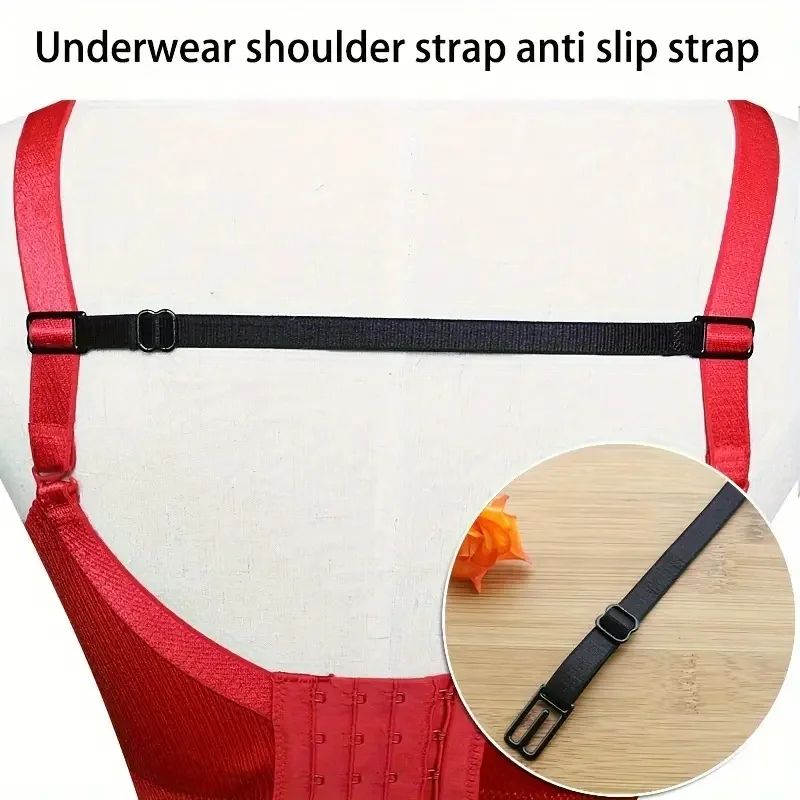 ComfortFit Adjustable Bra Strap Holders  AntiSlip NoShow Support Clips 3Pack 4