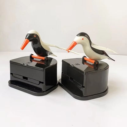 Cartoon Bird Automatic Toothpick Dispenser  Cute PushButton Toothpick Holder For Kitchen And Dining 1