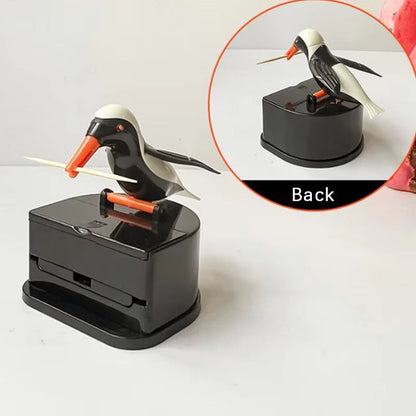 Cartoon Bird Automatic Toothpick Dispenser  Cute PushButton Toothpick Holder For Kitchen And Dining 6