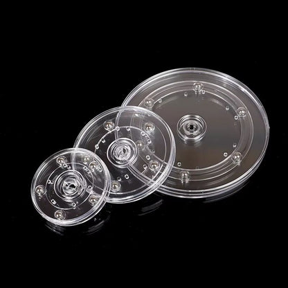 Transparent Acrylic Swivel Cookie Stand Turntable For Decorating Cookies And Desserts 3