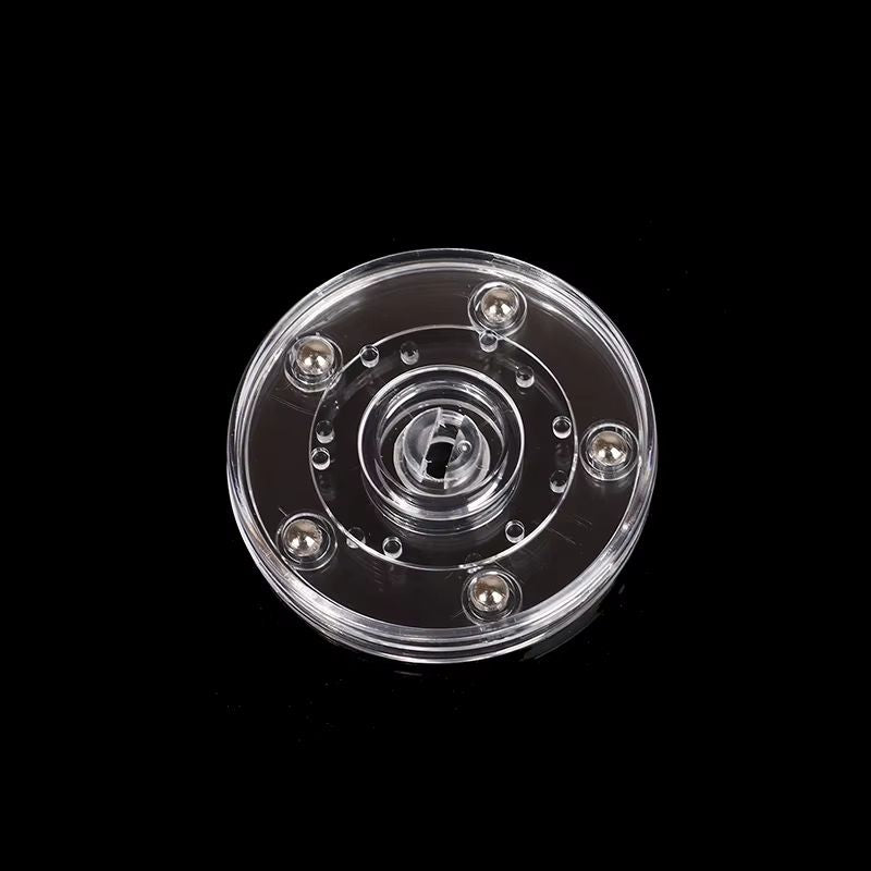 Transparent Acrylic Swivel Cookie Stand Turntable For Decorating Cookies And Desserts 7