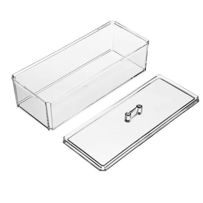 Transparent Storage Box For Sugar Bags Tea Snack Storage And Trash Container Organizer 10