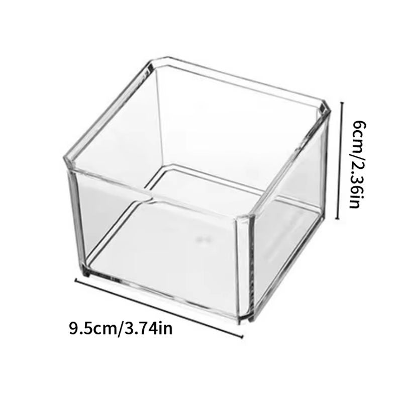 Transparent Storage Box For Sugar Bags Tea Snack Storage And Trash Container Organizer 7