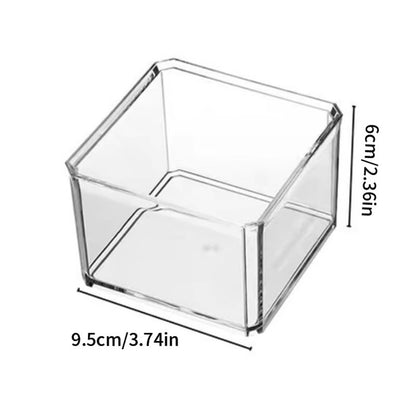 Transparent Storage Box For Sugar Bags Tea Snack Storage And Trash Container Organizer 7