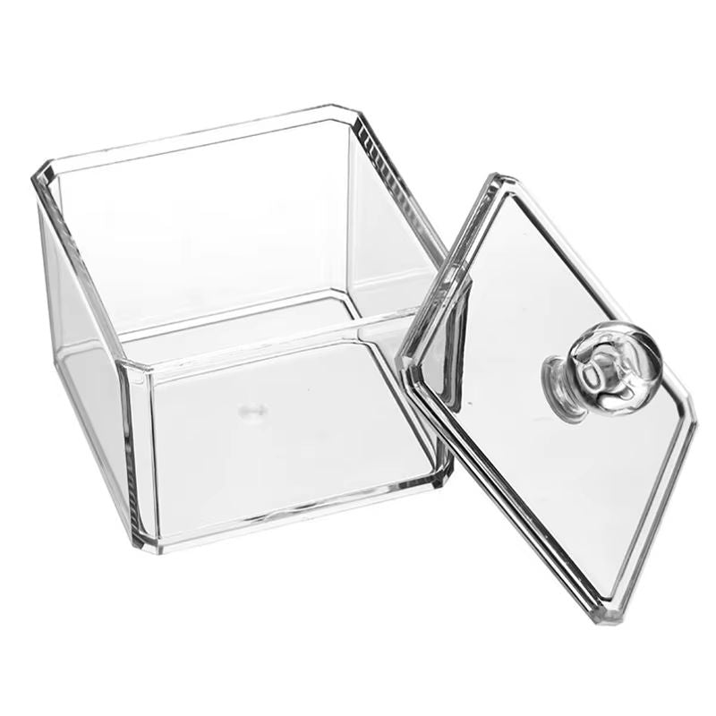 Transparent Storage Box For Sugar Bags Tea Snack Storage And Trash Container Organizer 8