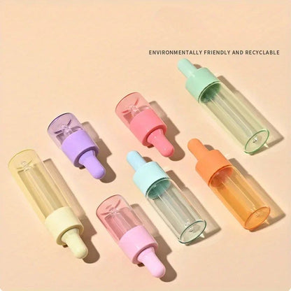 Portable Refillable Mini Dropper Bottle  5ml10ml Macaron Color Glass Vial 3