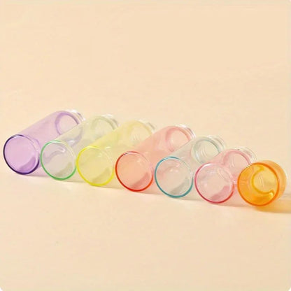 Portable Refillable Mini Dropper Bottle  5ml10ml Macaron Color Glass Vial 6