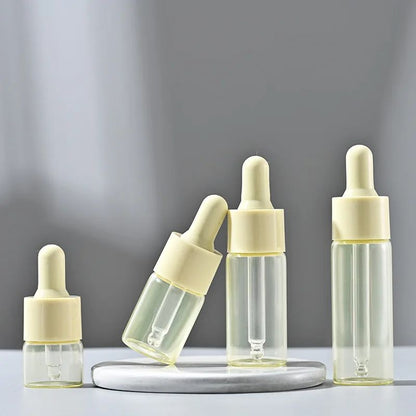 Portable Refillable Mini Dropper Bottle  5ml10ml Macaron Color Glass Vial 17