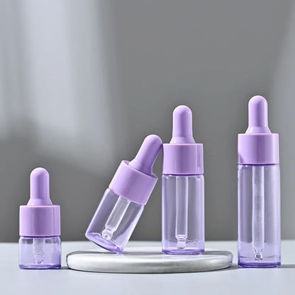 Portable Refillable Mini Dropper Bottle  5ml10ml Macaron Color Glass Vial 14