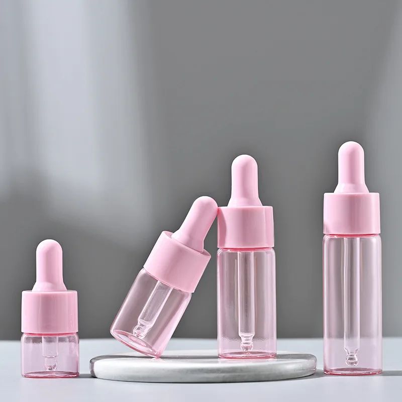 Portable Refillable Mini Dropper Bottle  5ml10ml Macaron Color Glass Vial 13