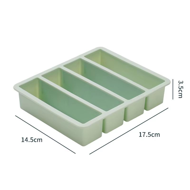 Giant Silicone Freezer Tray With Lid  Extra Large Food Storage And Freezing Mold 15