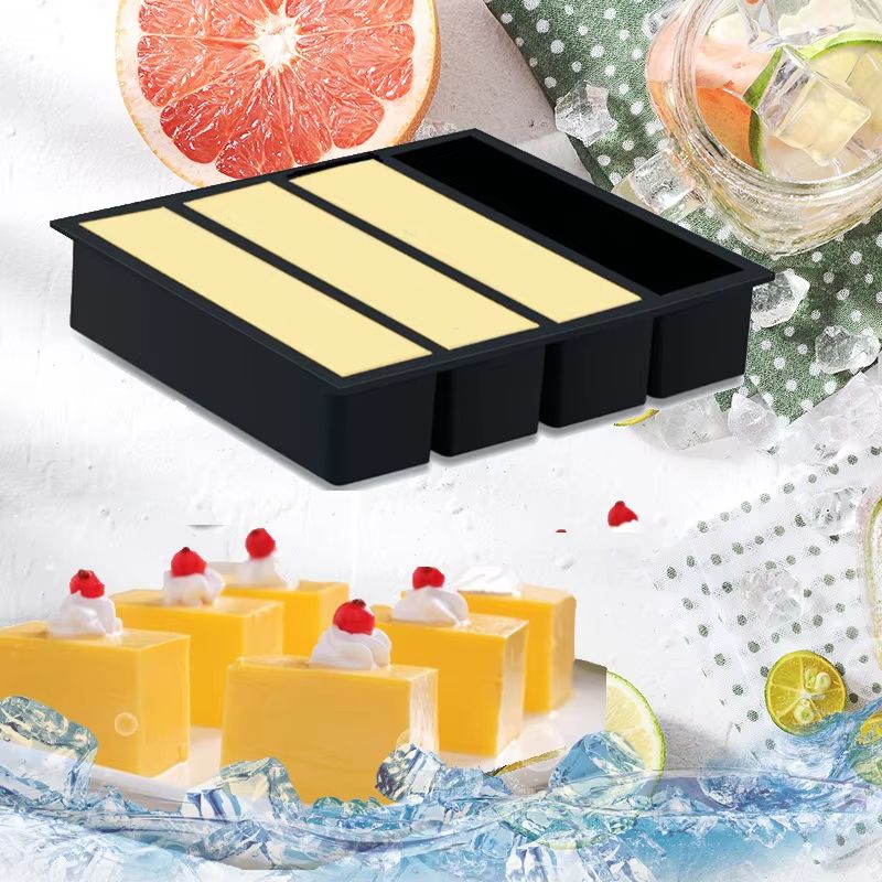 Giant Silicone Freezer Tray With Lid  Extra Large Food Storage And Freezing Mold 4