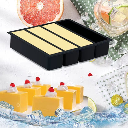 Giant Silicone Freezer Tray With Lid  Extra Large Food Storage And Freezing Mold 4