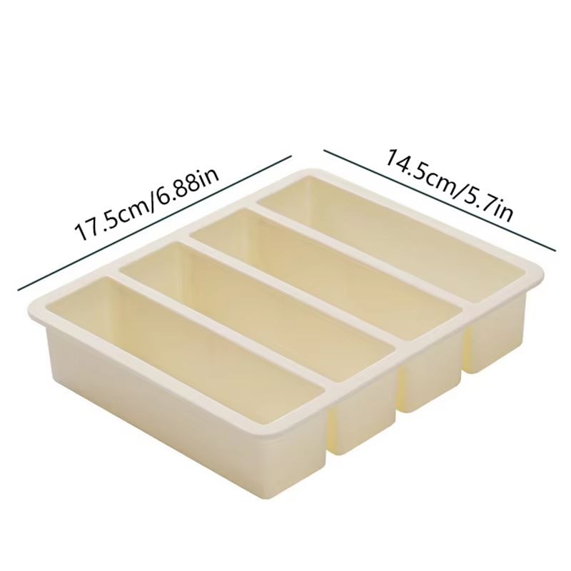 Giant Silicone Freezer Tray With Lid  Extra Large Food Storage And Freezing Mold 5