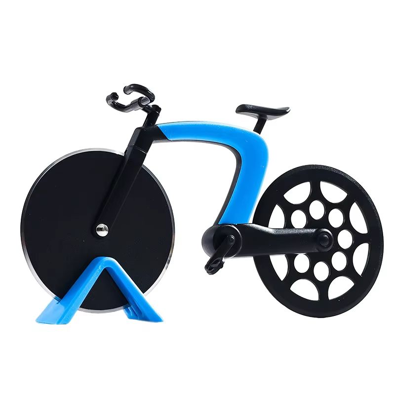Bicycle Shape Stainless Steel Pizza Cutter Wheel  Novelty Bike Roller Pizza Chopper 9