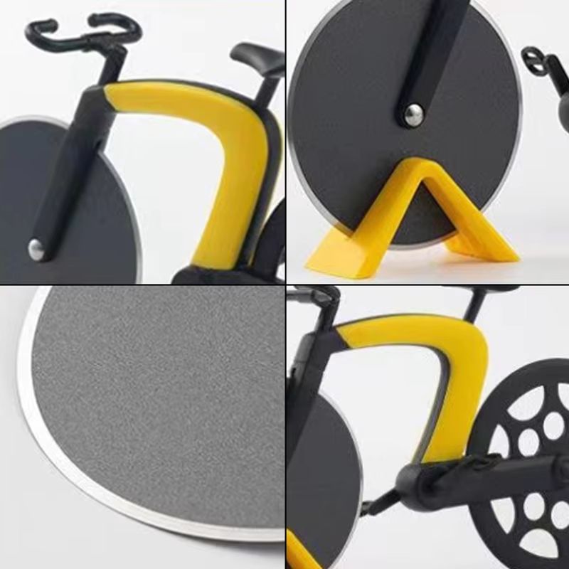 Bicycle Shape Stainless Steel Pizza Cutter Wheel  Novelty Bike Roller Pizza Chopper 4