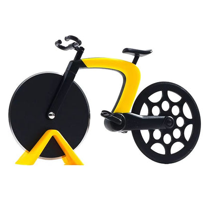 Bicycle Shape Stainless Steel Pizza Cutter Wheel  Novelty Bike Roller Pizza Chopper 8