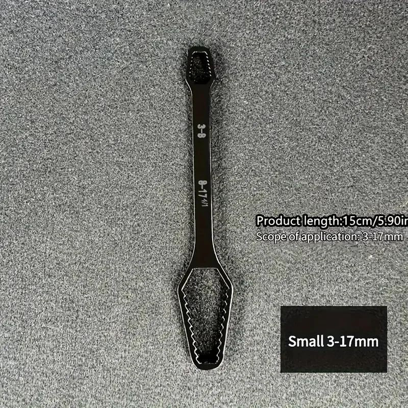 Compact DoubleHead Adjustable Wrench 317 Mm  Versatile MultiPurpose Tool 2