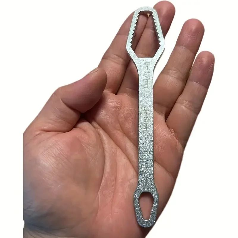Compact DoubleHead Adjustable Wrench 317 Mm  Versatile MultiPurpose Tool 4
