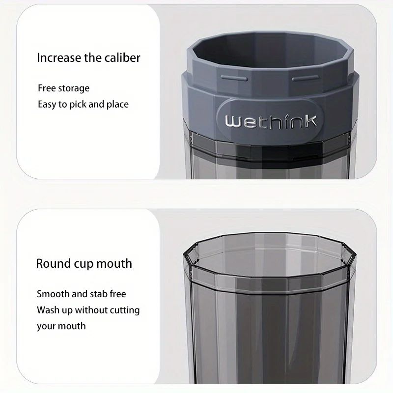 Portable Toothbrush Storage Box  Mouthwash Cup Travel Toiletry Set 4