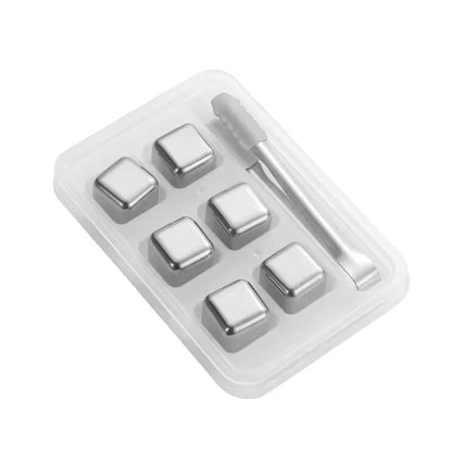 Stainless Steel Whiskey Stones  Reusable Ice Cubes For Whisky Beer  Wine 468 PCS 9