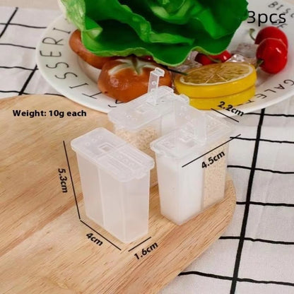 2 In 1 Multi Purpose Camping Seasoning Shaker With Lid  2 Compartment Salt Pepper Spice Jar For Out 7
