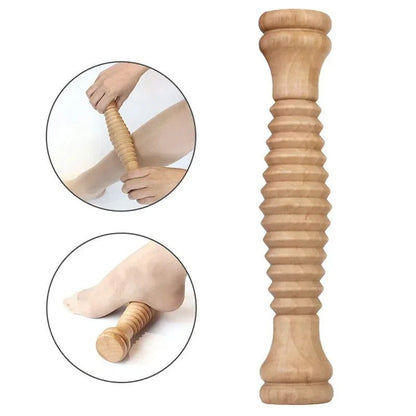 Wooden Foot Roller Massager  Acupressure Tool For Plantar Fasciitis  Foot Arch Pain 1