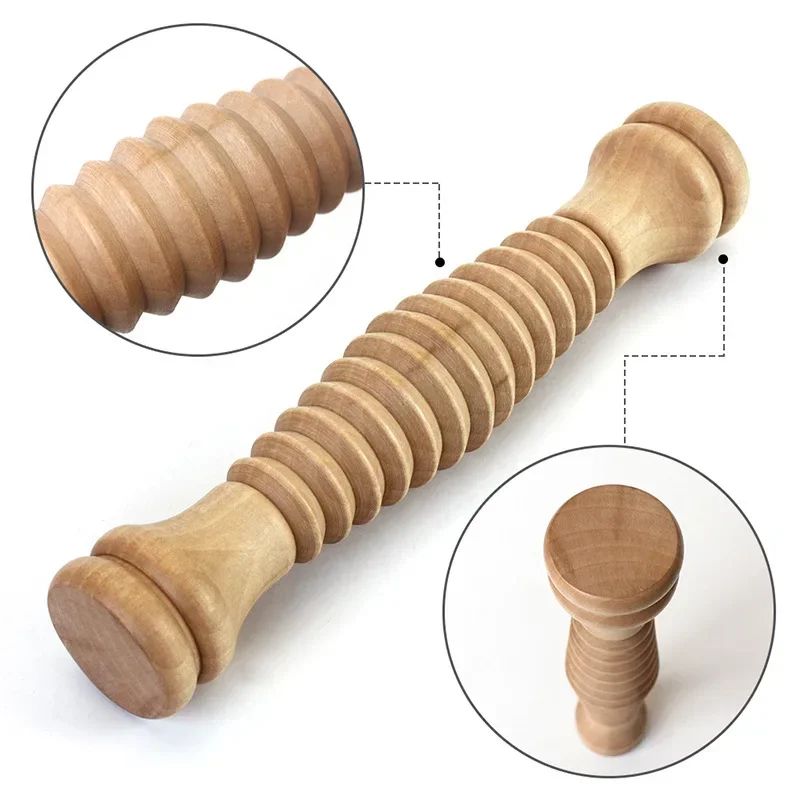 Wooden Foot Roller Massager  Acupressure Tool For Plantar Fasciitis  Foot Arch Pain 2
