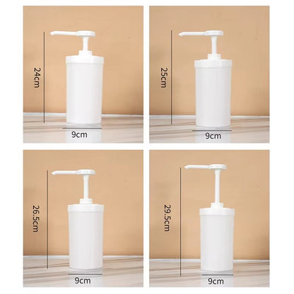 10152030CC Liquid Dispenser With Scale  Coffee Syrup Drip Bottle With Hydraulic Pump Nozzle For Kit 5