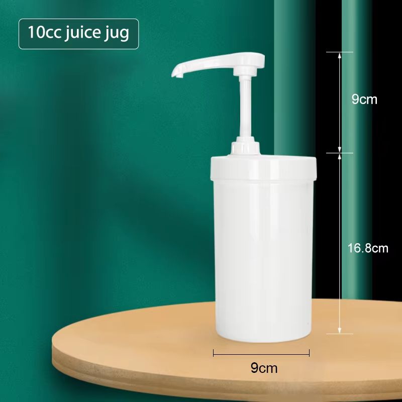 10152030CC Liquid Dispenser With Scale  Coffee Syrup Drip Bottle With Hydraulic Pump Nozzle For Kit 7