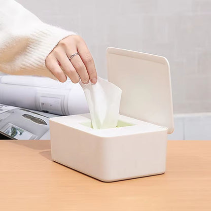 Dustproof Wet Tissue Box With Lid  Baby Wipe Storage Holder For Home Car Office 3