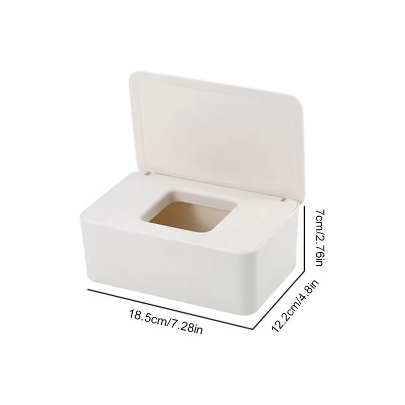 Dustproof Wet Tissue Box With Lid  Baby Wipe Storage Holder For Home Car Office 5