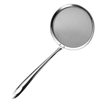 Stainless Steel Fine Mesh Skimmer Spoon  Fat Grease And Foam Strainer For Soups And Cooking 5